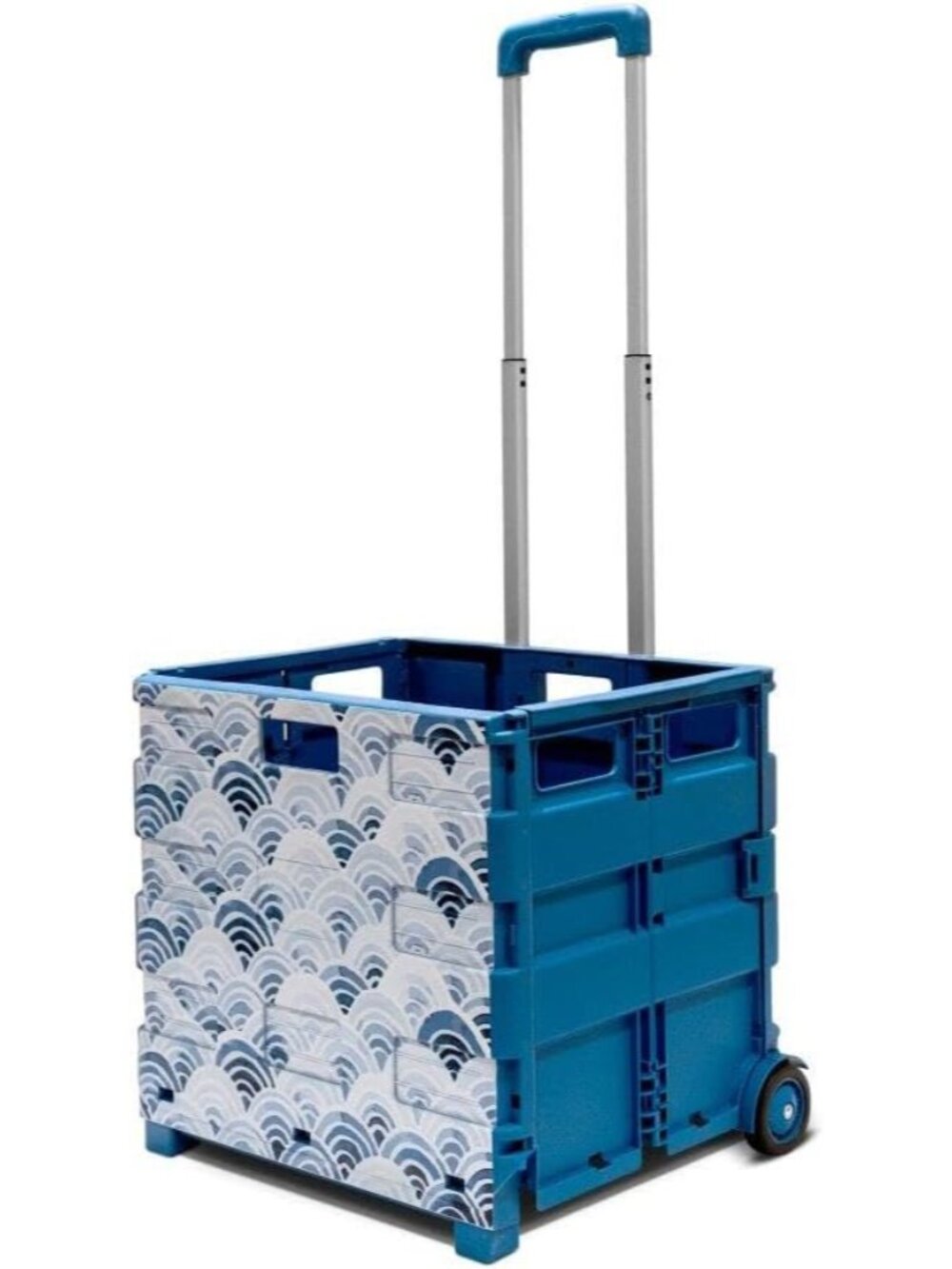 Ultra-Slim Rolling Collapsible Storage Pack-N-Roll Utility-carts, with Telescopi - Picture 3 of 9